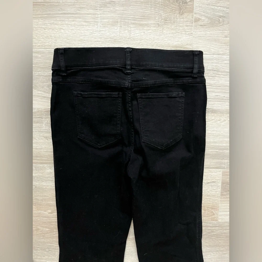 SPANX Black Flare Women's Jeans Obsidian Rinse - Size Large - Picture 7 of 7